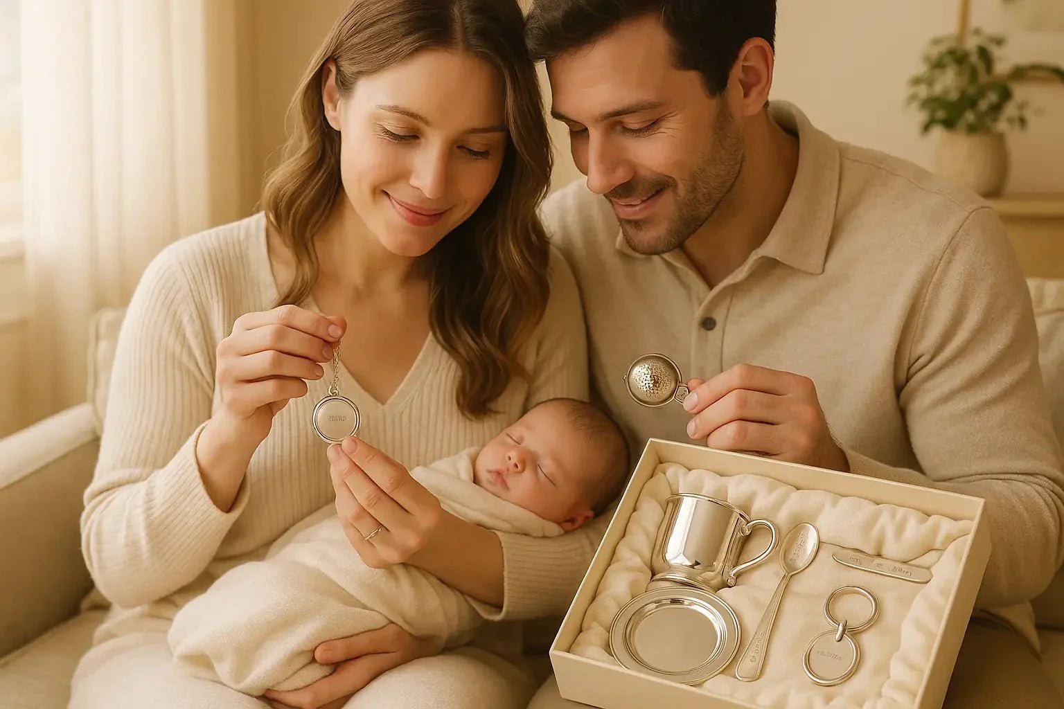 Was schenkt man frischgebackenen Eltern zur Geburt? - Premium Geschenkideen
