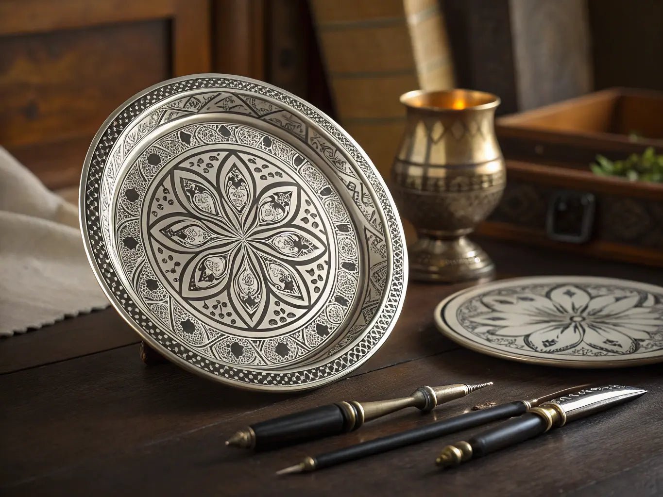 Was ist Niello? Die Kunst der schwarzen Gravur auf Silber - Premium Geschenkideen