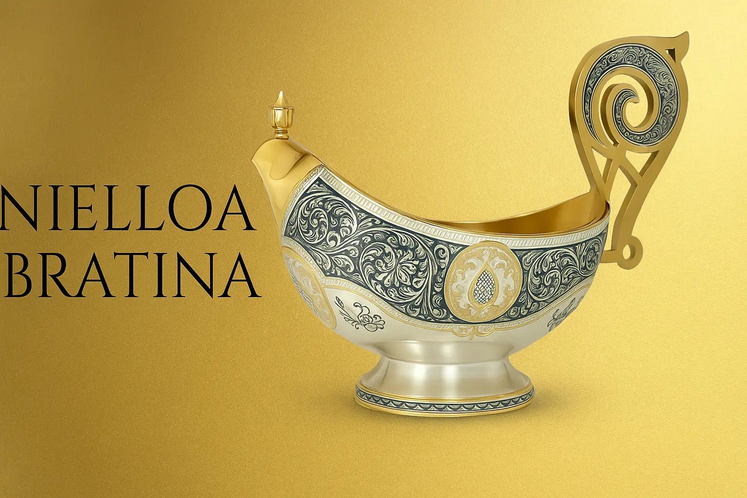 Der Gesang der Bratina – Ein Kunstwerk in Silber - Premium Geschenkideen