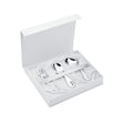 Babybesteck Set aus 925er Silber mit Teddybär-Motiv, 3-teilig in Geschenkbox.