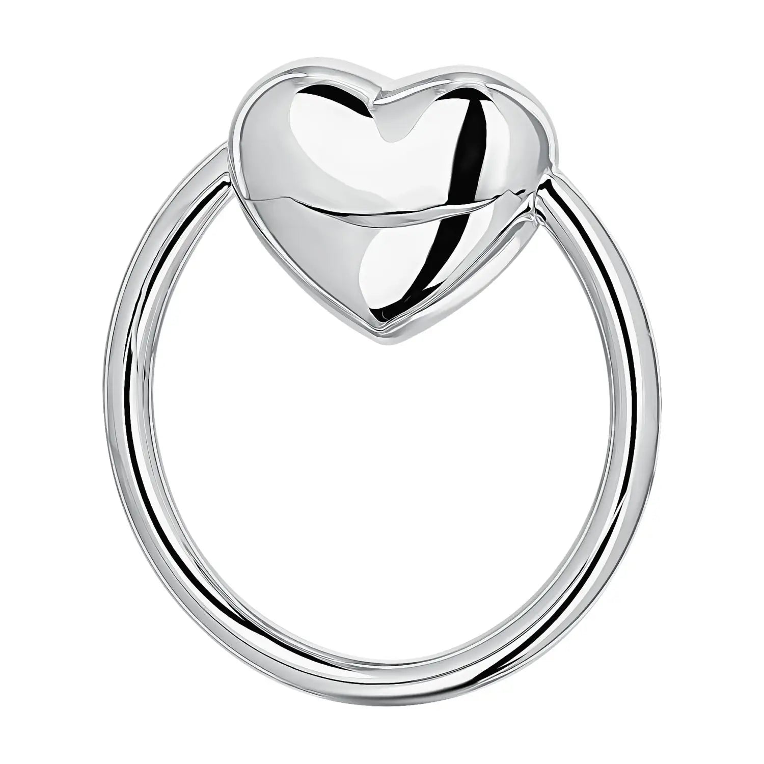 Babyrassel 925 Sterling Silber im Herzdesign – Geschenk zur Geburt und zur Taufe.