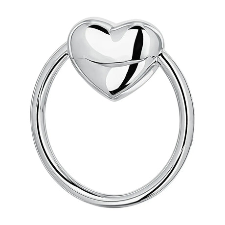 Babyrassel 925 Sterling Silber im Herzdesign – Geschenk zur Geburt und zur Taufe.