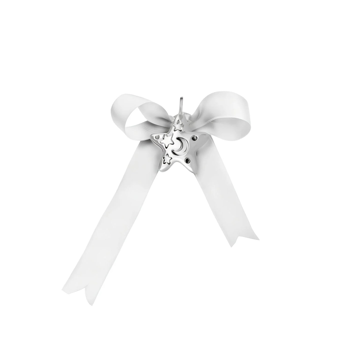 Babyrassel-Anhänger 925 Silber mit Stern-Motiv — Souvenir-Anhänger zur Geburt