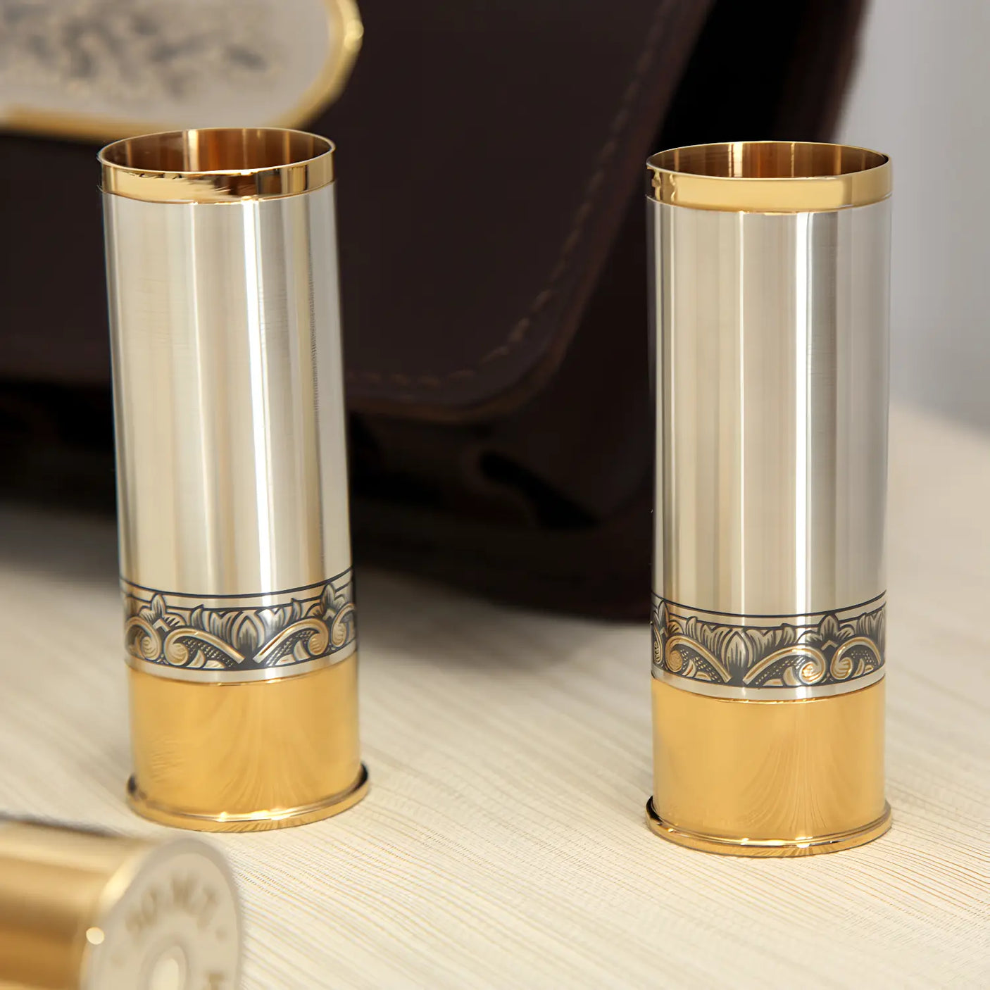 Patronen - Etui „Kaliber 50“ – Exklusives Geschenkset für Männer