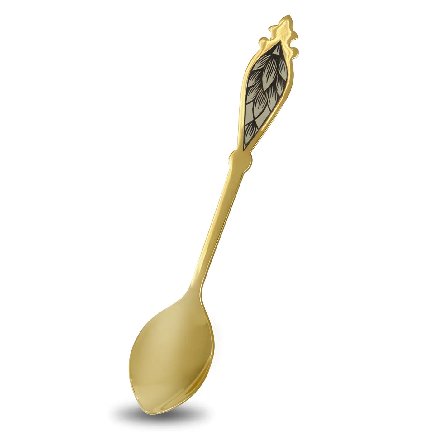 Kaffeeservice Hopfen – 925 Silber & Vergoldung, Set mit Zuckerdose