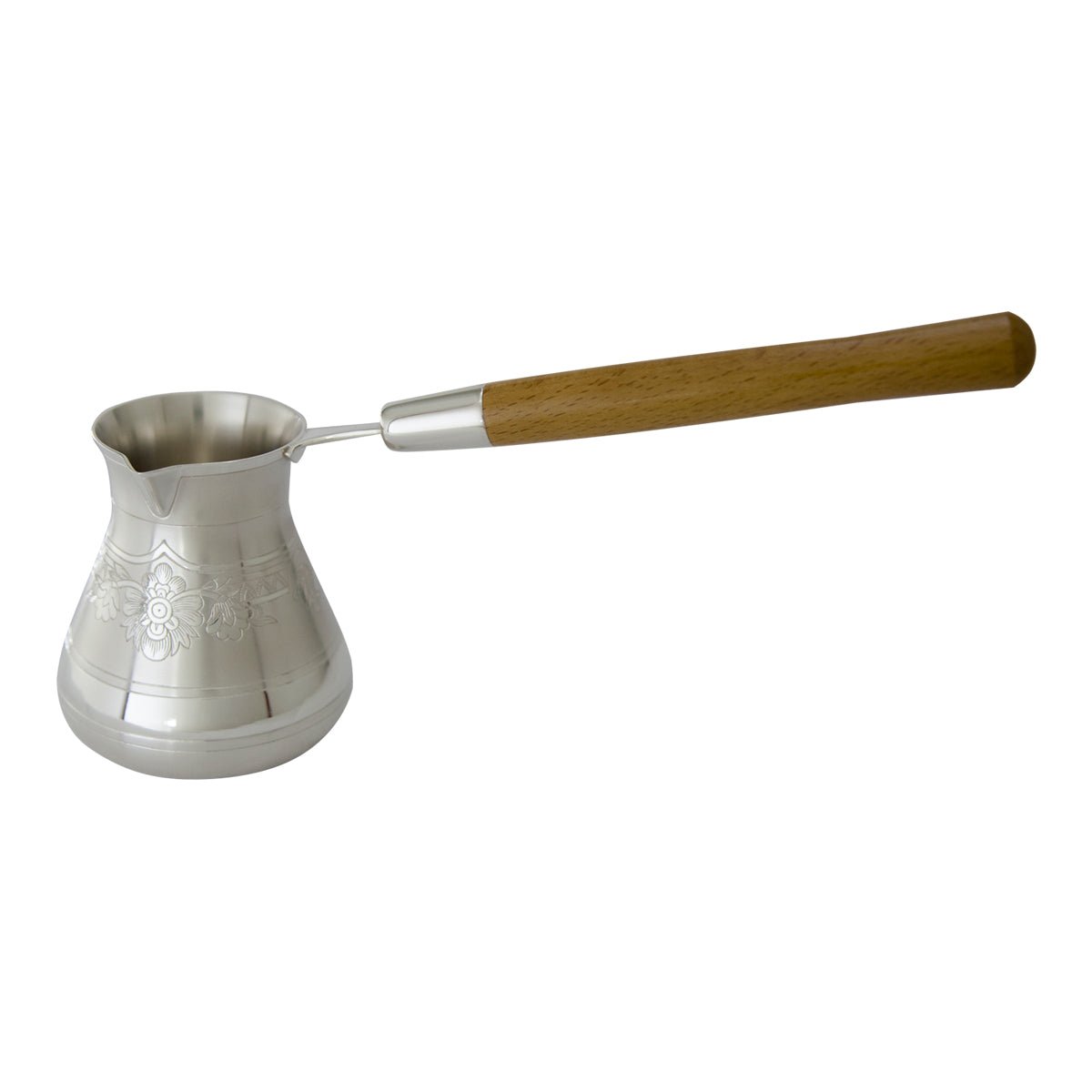 Kaffeetürke 925 Silber Niello Gourmet detailreich verziert.