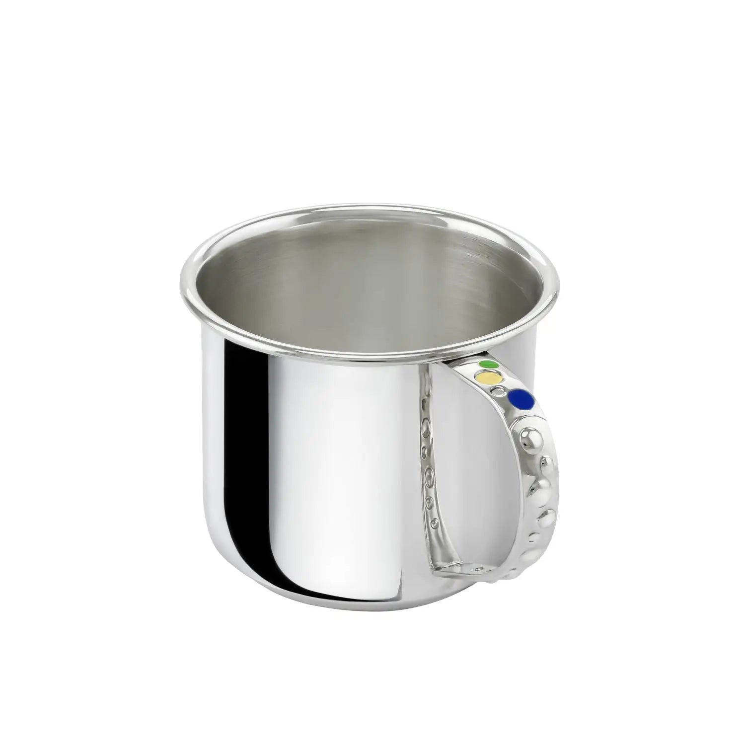 Baby Geschenkset 925 Silber – Kinderbecher & Taktil - Babylöffel Teddybär - Junge