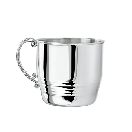 Baby Geschenkset 925 Silber Becher + Löffel Herz - Motiv mit Gravur