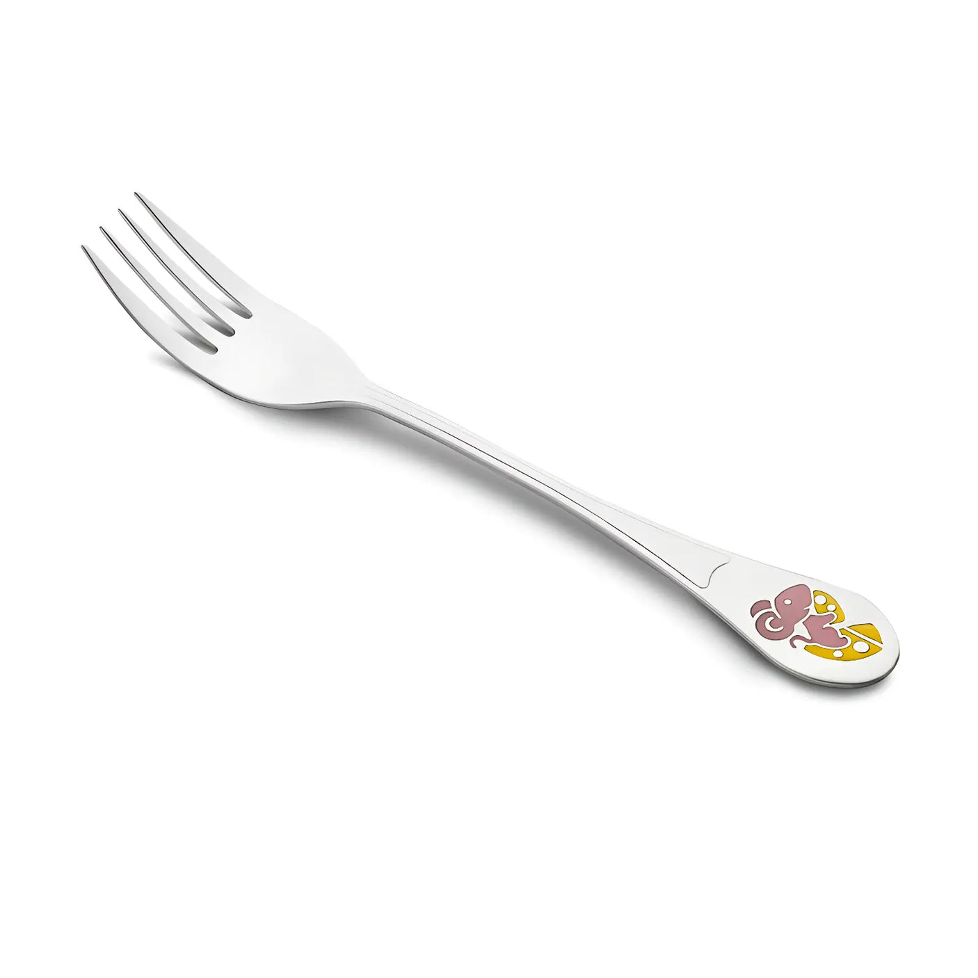 Kinderbesteck Set 925 Silber | Maus Käse | Taufgeschenk