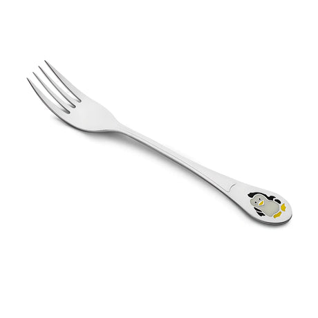 Kinderbesteck Set 925 Silber | Pinguin | Taufgeschenk