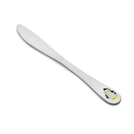 Kinderbesteck Set 925 Silber | Pinguin | Taufgeschenk
