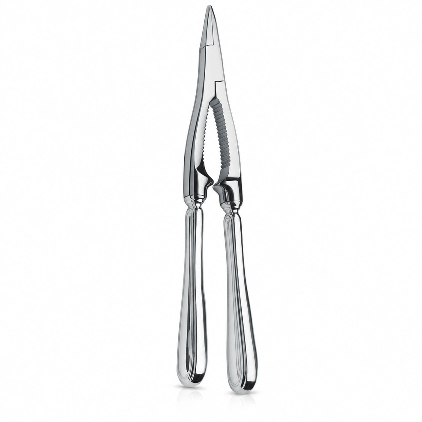 Nussknacker 925 Silber Inglese mit Traubenschere Zaramella — Freisteller