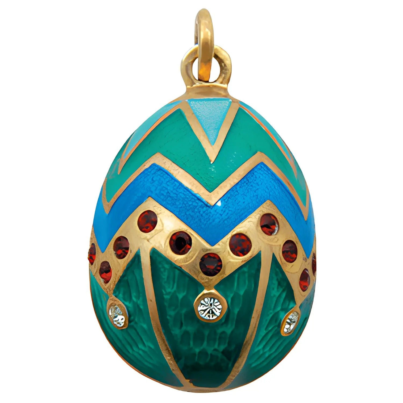 Osteranhänger Eyecatcher – Silber, Emaille & Gold