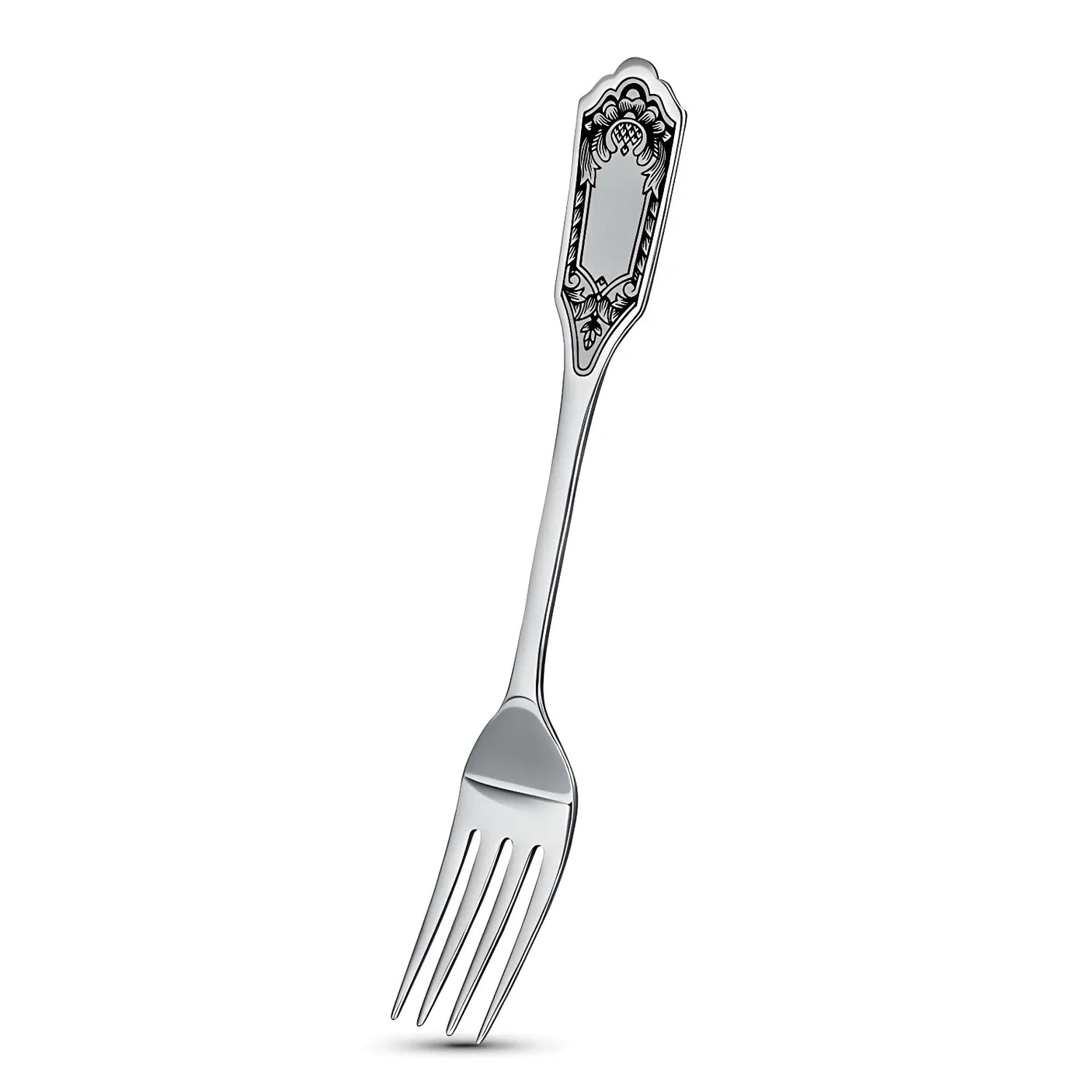 Silberbesteck Set Family – 4 Teile, 925 Silber Niello