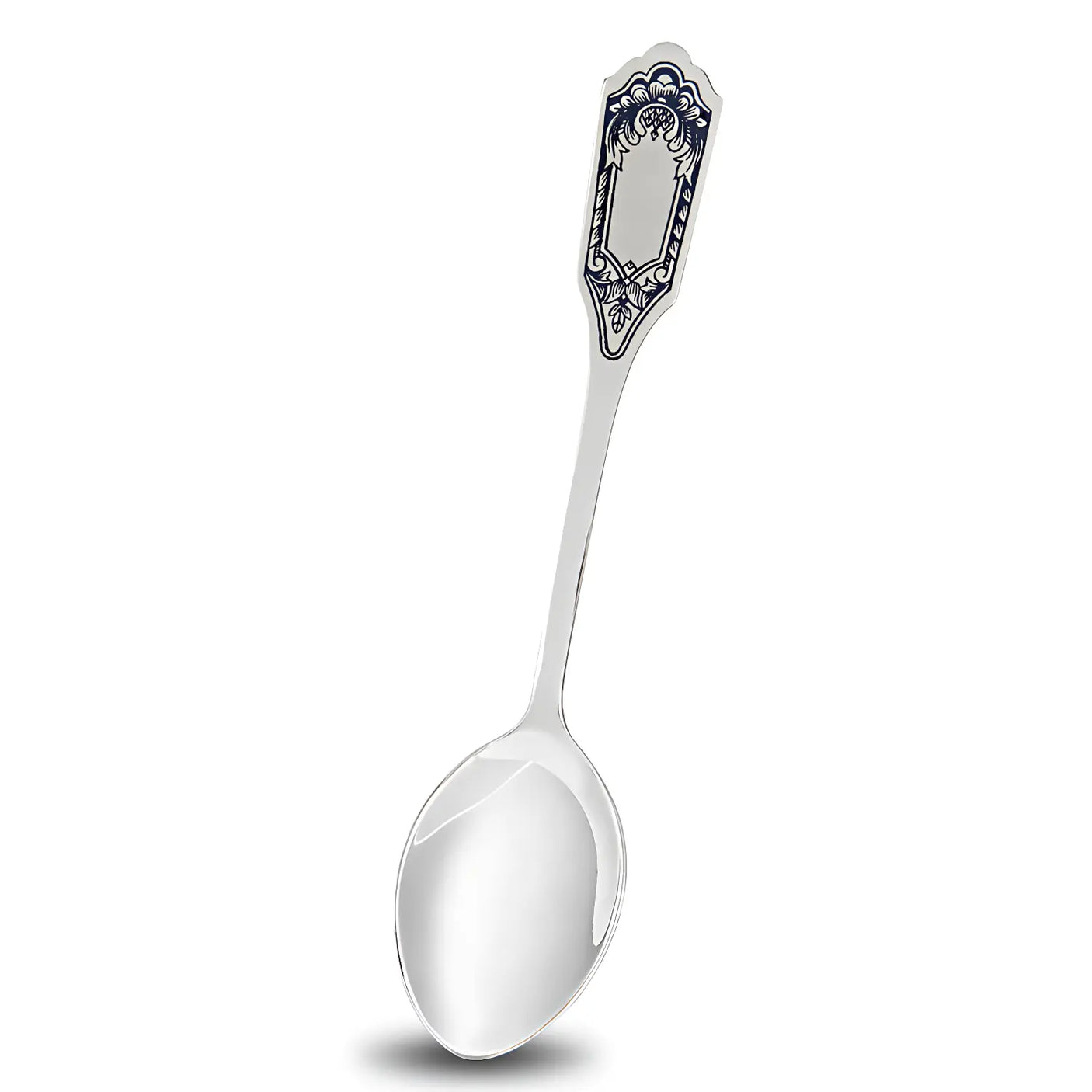 Silberbesteck Set Family – 4 Teile, 925 Silber Niello
