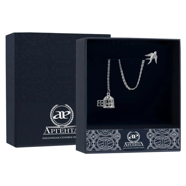 SilberKlar Wasser - Erfrischer an Kette „Freiheit“