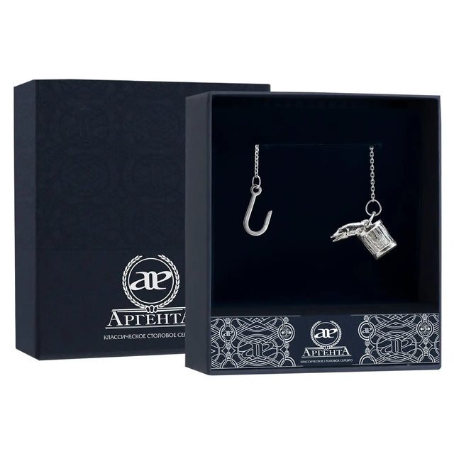 SilberKlar Wasser - Erfrischer an Kette „Hecht“