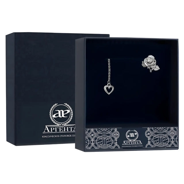 SilberKlar Wasser - Erfrischer an Kette „Rose“