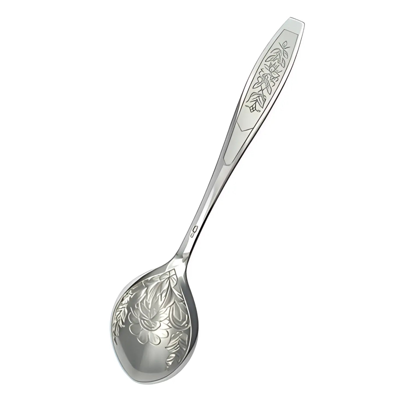 Tafellöffel aus 925 Silber aus der Astra-Kollektion ohne Niello mit Handgravur.