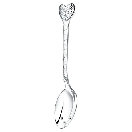Baby Geschenkset 925 Silber Becher + Löffel Herz - Motiv mit Gravur