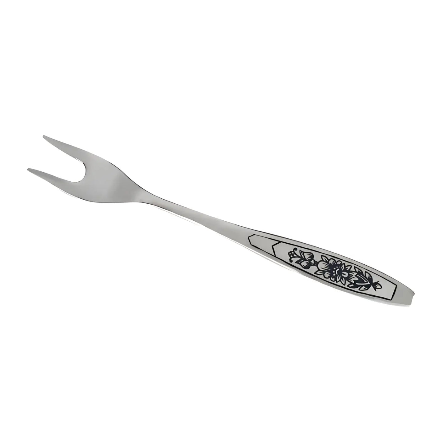 Zitronengabel 925 Silber Niello – Serviergabel Astra Black