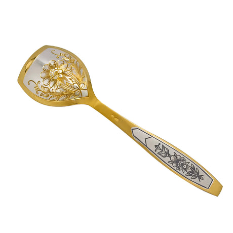 Zuckerlöffel 925 Silber Astra Classic – Handgravur & Niello