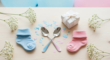 Babyparty Geschenk aus Silber — Ideen für Baby Shower & Gender Party - Premium Geschenkideen
