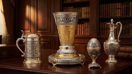 Geschenke für Männer die alles haben — exklusiv, handgefertigt, Silber - Premium Geschenkideen