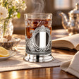 Teeglashalter „Barok“ aus 925 Silber — Lifestyle-Setting am Teetisch
