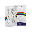 Baby Geschenkset 925 Silber Ente – Babylöffel & Rassel
