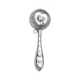 Babyrassel Silber 925 mit Herz-Design in Kugelform – Edles Babygeschenk zur Geburt oder Taufe.