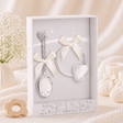 Baby Geschenkset 925 Silber Herz – Babylöffel & Rassel