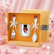 Baby Geschenkset 925 Silber Prinzessin – 3 - teilig mit Emaille