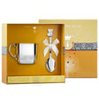 Geschenkset für Babys 925 Silber von ArgentA, Becher mit Henkel und Löffel mit Teddybär-Griff, offene Box