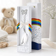 Babylöffel 925 Silber mit Schmetterling-Motiv — Lifestyle-Setting, liebevolles Geschenk zur Geburt