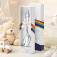 Babylöffel 925 Silber mit Schneemann-Motiv — Lifestyle-Setting, Weihnachtsgeschenk für Babys