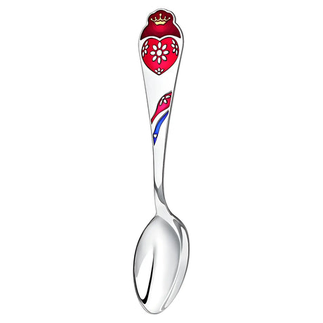 Baby Geschenkset 925 Silber Herz – Babylöffel & Beißring