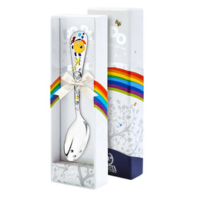 Geschenkbox mit Babylöffel 925 Silber Fische – DoDo-Kollektion Sternzeichen Babygeschenk.