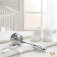 Babyrassel 925 Sterling Silber – Kugelform mit Teddybärmotiv