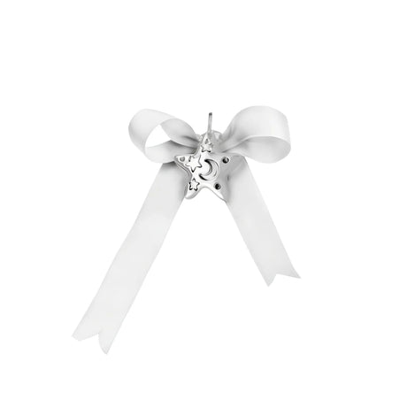 Babyrassel-Anhänger 925 Silber mit Stern-Motiv — Souvenir-Anhänger zur Geburt