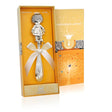 Babyrassel 925 Sterling - Silber mit Mädchenfigur, Stielform in Geschenkbox