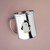 Children's cup penguin 925 silver