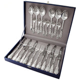 Silver cutlery set 24-piece 925 silver Merchant