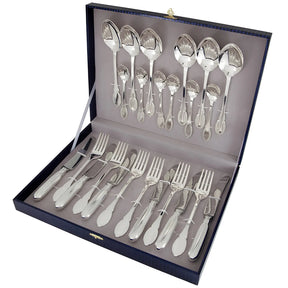 Silberbesteck Set 24 - teilig 925 Sterling Silber – Festive