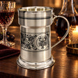 Bierkrug 925 Silber Niello Krebs — Lifestyle-Setting am Weintisch