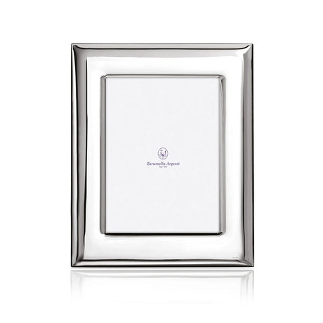 Bilderrahmen 925 Silber Berlin Zaramella — Fotorahmen 10×15 cm mit breiter gewölbter Fassung, hochglanzpoliert