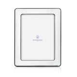 Bilderrahmen 925 Silber Lyon Zaramella — breiter glatt polierter Silberrand mit gerundeten Ecken, Format 13×18 cm, gravierbar, Freisteller