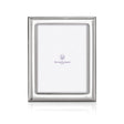 Bilderrahmen 925 Silber Rom Zaramella — rechteckiger Fotorahmen 15×20 cm mit Perlstab innen und außen, hochglanzpoliert