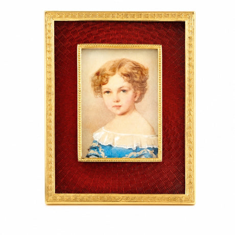 Bilderrahmen Emaille rot - Premium Geschenkideen
