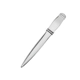Brieföffner 925 Silber Zaramella — hochglanzpolierter Solo-Brieföffner mit glattem Griff, Freisteller